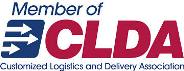 Member of CLDA, Customized Logistics and Delivery Association logo.