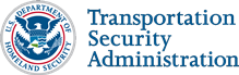 Transportation Security Administration logo.