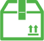 Green package icon.