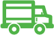 Green truck icon.